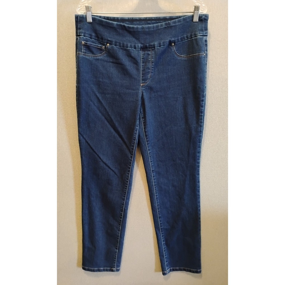 Charter Club Cambridge Slim Pull On Jeans Size 12 ~ 34x29 With a 10" rise